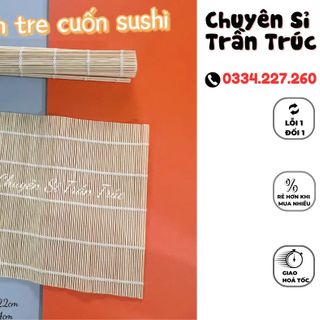 Mành tre cuộn sushi 24cm