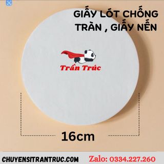 Giấy chống tràn đường kính 16cm ( 500 tờ)