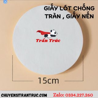 Giấy chống tràn đường kính 15cm (500 tờ)