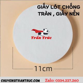 Giấy chống tràn đường kính 11cm (500 tờ)