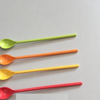 Combo 10 Muỗng nhựa cứng cà phê ,muỗng nhựa sinh tố 20cm