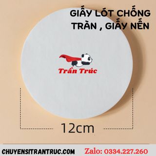 Giấy chống tràn đường kính 12cm (500 tờ)