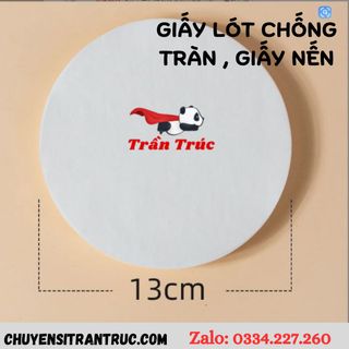 Giấy chống tràn đường kính 13cm (500 tờ)