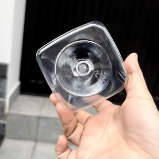 Chai nhựa vuông 1 lít cổ rộng