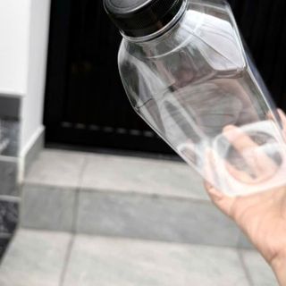 Chai nhựa vuông 1 lít cổ rộng