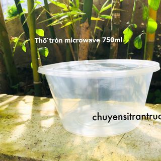 Hộp microwave tròn 750ml