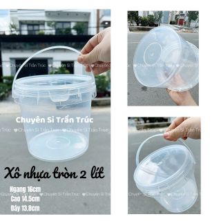Xô nhựa tròn 2 lít