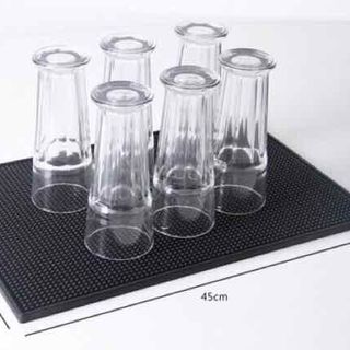 Thảm cao su quầy bar 30x45cm chống thấm nước dùng cho quầy pha chế