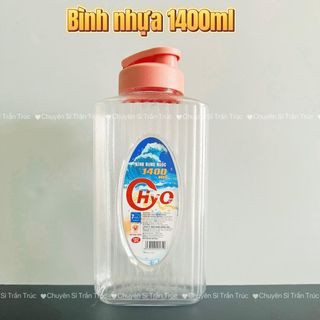 Bình Nhựa Trà Sữa 1400ml để tủ lạnh