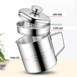 Ca inox lọc dầu