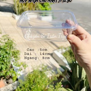 Hộp chữ nhật đựng bánh lạnh tiramisu, mousse, kem chesse JY1250