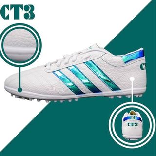 Giày 3 sọc CT3 Bền Đẹp Rẻ Dành cho anh em đá sân cỏ nhân tạo, Thiết kế thể thao ôm chân đế TF chống trượt nhiều màu