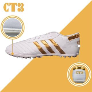 Giày 3 sọc CT3 Bền Đẹp Rẻ Dành cho anh em đá sân cỏ nhân tạo, Thiết kế thể thao ôm chân đế TF chống trượt nhiều màu