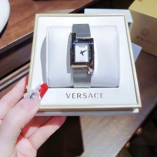ĐỒNG HỒ NỮ CAO CẤP VERSEC GRECA ICON DÂY LƯỚI MẶT CHỮ NHẬT NIỀNG THÉP