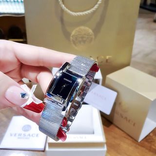 ĐỒNG HỒ NỮ CAO CẤP VERSEC GRECA ICON DÂY LƯỚI MẶT CHỮ NHẬT NIỀNG THÉP