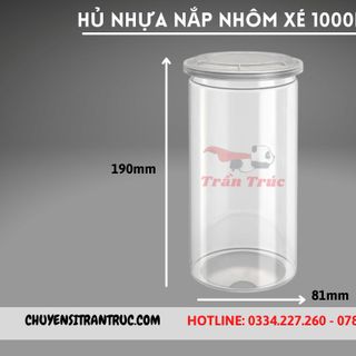 Hũ Nhựa PET Nắp Nhôm Xé 1000ml