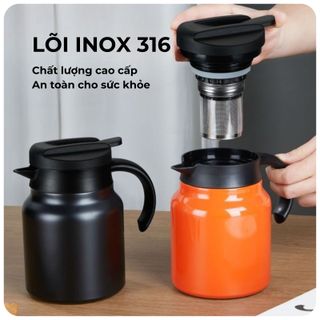 ÂGN Ấm Giữ Nhiệt Inox 1500ml (THÙNG 20C)
