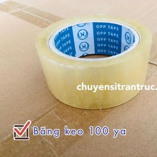 Băng Keo Trong 200 Yard Lõi Giấy
