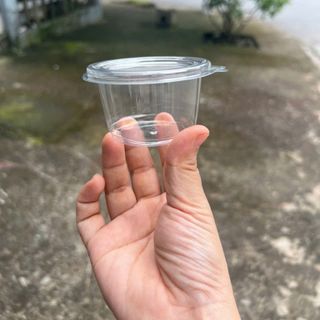 Hũ nhựa đựng sốt nắp gài liền UKP loại 2oz, 3oz, 4oz