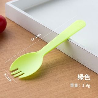 Set 50 thìa nhựa dùng để ăn bánh kem (dài 11cm)