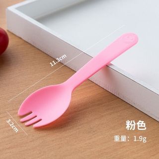 Set 50 thìa nhựa dùng để ăn bánh kem (dài 11cm)