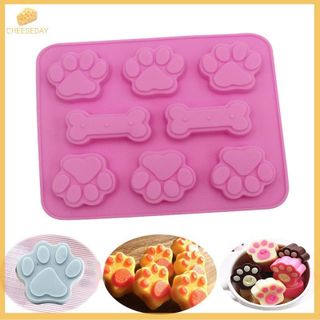 Khuôn sillicon 6 chân chó + 2 xương