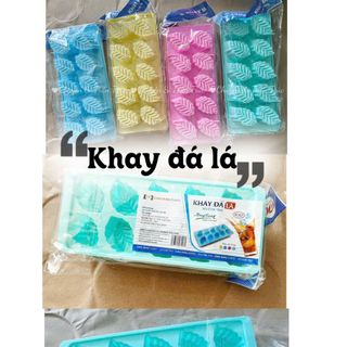 Khay nhựa đá lá 10 viên
