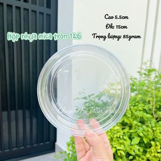 Hộp mica tròn mã 126