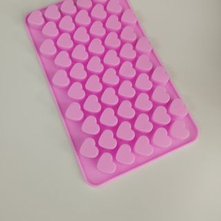 Khuôn sillicon trái tim 55 viên