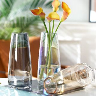 Lọ hoa thuỷ tinh trong suốt trụ size 22cm ( THÙNG 36C )