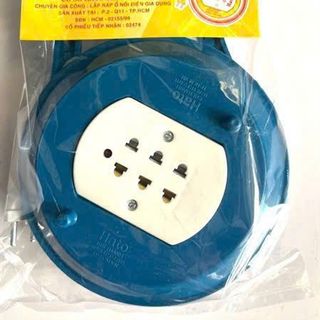 Ổ CẮM ĐIỆN 3 CỔNG HATO DÂY CUỘN DÀI 4M