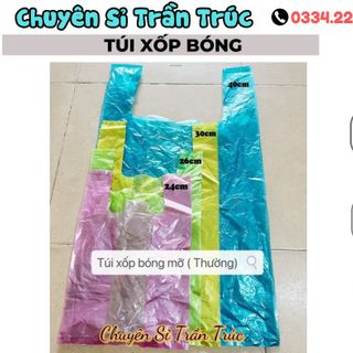 1KG TÚI NILON BÓNG MỠ, TÚI XỐP BÓNG (THƯỜNG)