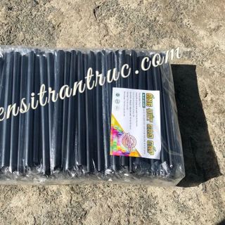 500gram ỐNG HÚT PHI 6/8/12 MÀNG BỌC màu đen (200c)