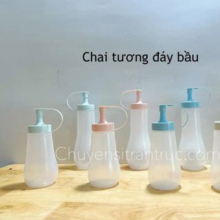 Chai đựng tương bầu 350ml