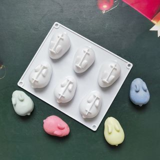 Khuôn sillicon 6 thỏ ngọc