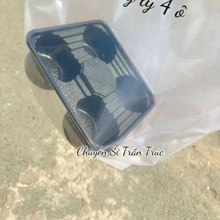 1kg Túi đựng khay ly trà sữa 4 ô , 6 ô