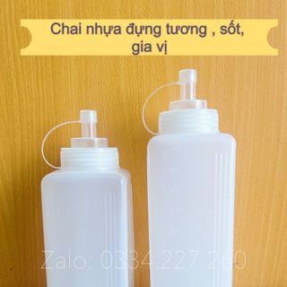 Chai nhựa vuông 800ml, 1000ml