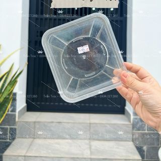 HỘP NHỰA MICA VUÔNG ĐỰNG HẠT ĐIỀU, YẾN SÀO ( MẪU C.0184)