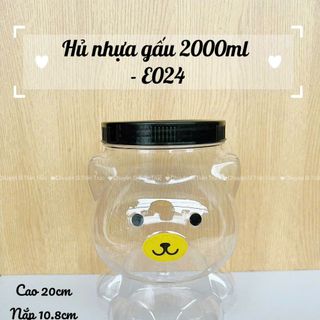 Hũ nhựa gấu E024-2000ml