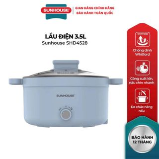 NỒI LẨU ĐIỆN 3.5L SUNHOUSE SHD4528
