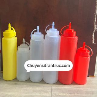 Chai nhựa đựng sốt 500ml
