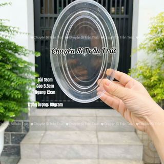 Hộp nhựa Mica Eclip E750 - 500gram hạt điều