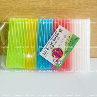 500gram Ống hút không bọc màng đủ màu các size 6,8,12