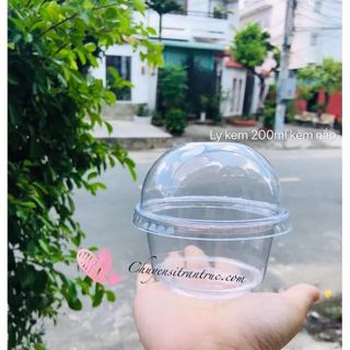 50 ly nhựa PET nắp cầu 200ml