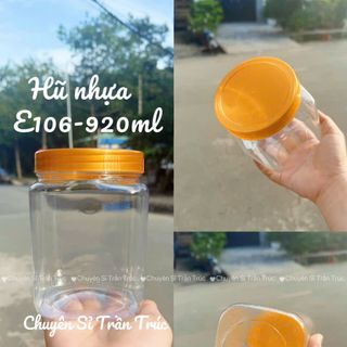 Hũ nhựa nắp nhựa E106- 920ml
