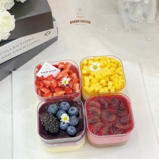 Hộp mica GD-2013 đựng bánh tiramisu