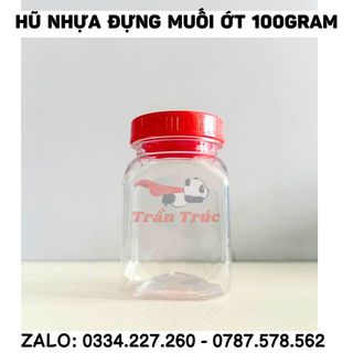 Hũ nhựa muối ớt 150ml
