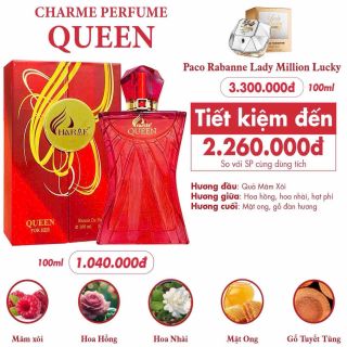 Nước hoa Charme Queen mới 100ml