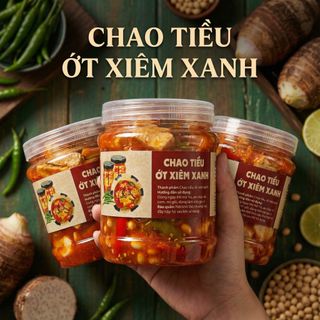 CHAO TIỀU MUỐI ỚT XIÊM XANH - MÓN CHẤM "QUỐC DÂN" CHO MỌI NHÀ - WINNIE HOUSE