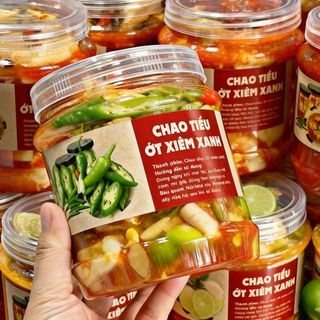 CHAO TIỀU MUỐI ỚT XIÊM XANH - MÓN CHẤM "QUỐC DÂN" CHO MỌI NHÀ - WINNIE HOUSE